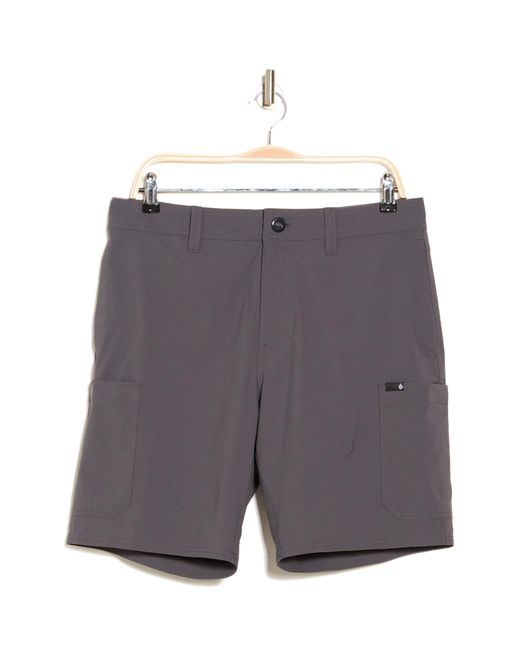 Volcom Gray Malahine Hybrid Shorts for men