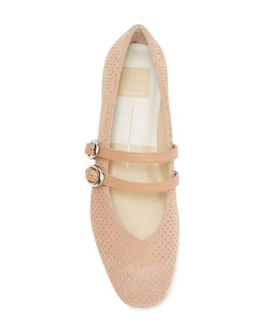 Dolce Vita Natural Alenia Perforated Mary Jane Flat