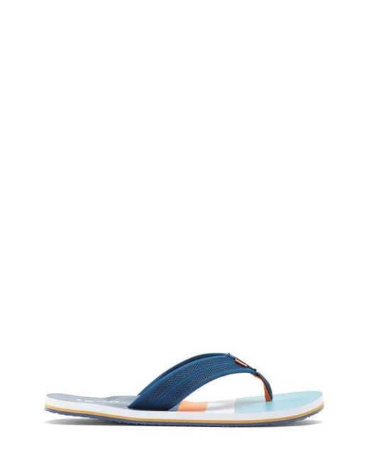 Izod Blue Stripe Flip Flop for men