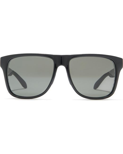 McQueen Gray 56Mm Square Rectangle Sunglasses