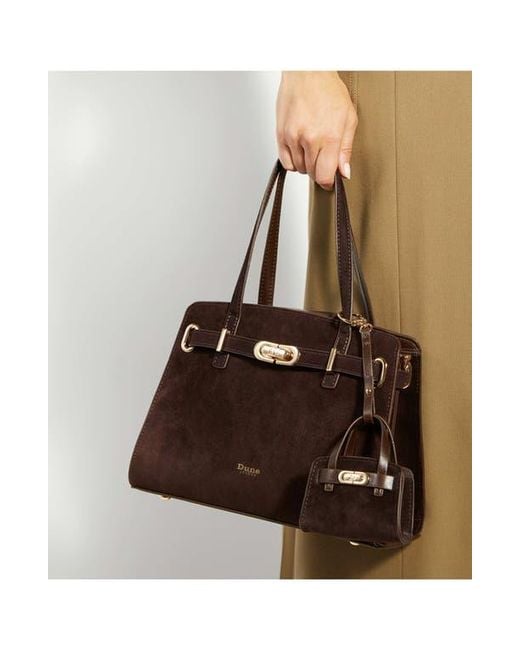 Dune Brown Define Bag Charm