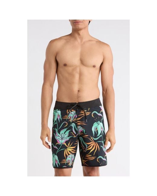 Volcom Green Infuse Swim Trunks for men