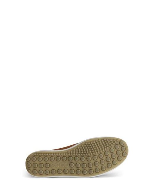Ecco Brown Soft 7 Mid Top Zip Sneaker
