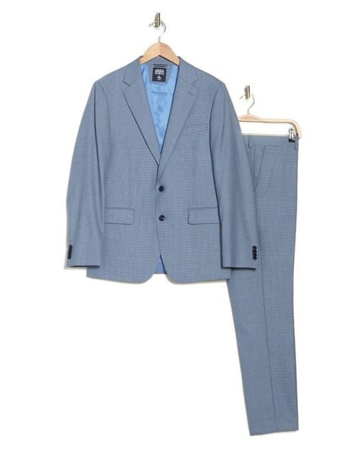 Original Penguin Blue Wool Blend Suit for men