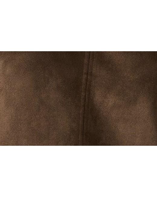 Steve Madden Black Faux Suede T-Shirt
