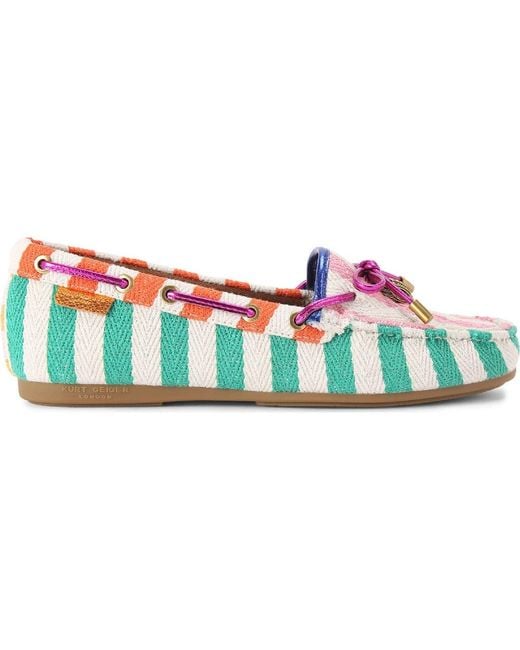 Kurt Geiger Blue Eagle Stripe Loafer