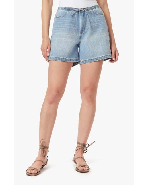 Habitual Blue Kira Drawstring Shorts