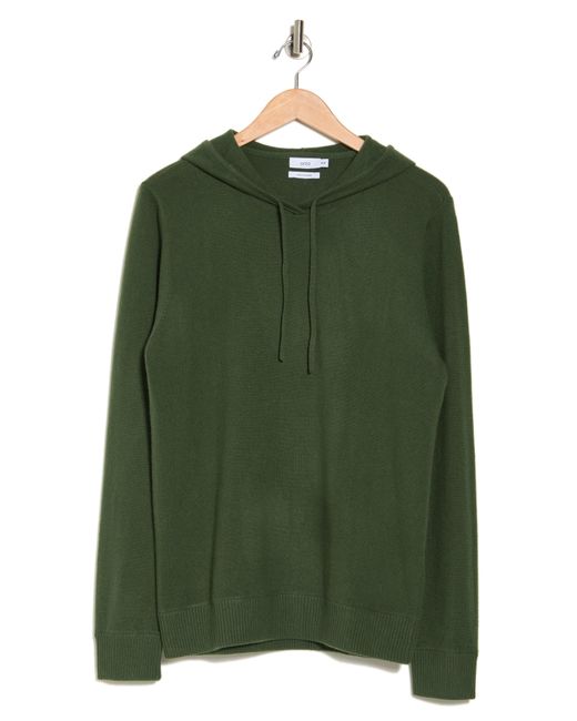 Onia Green Cashmere Hooded Pullover Sweater for men