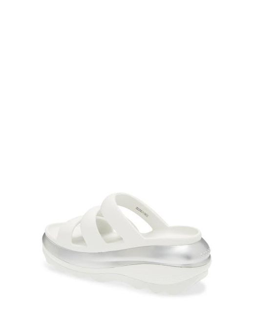 CROCSTM White Classic Mega Crush Water Resistant Platform Sandal