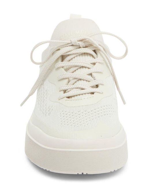 Steve Madden White Oslo Sneaker for men
