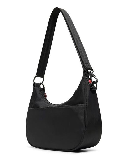Hunter Black Recycled Polyester Shoulder Bag
