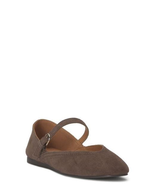 Lucky Brand Brown Albajane Flat