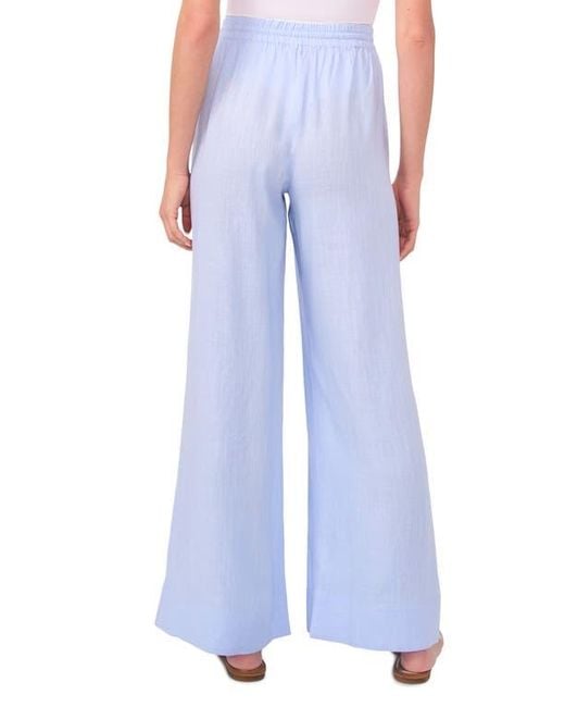 1.STATE Blue Wide Leg Drawstring Pants