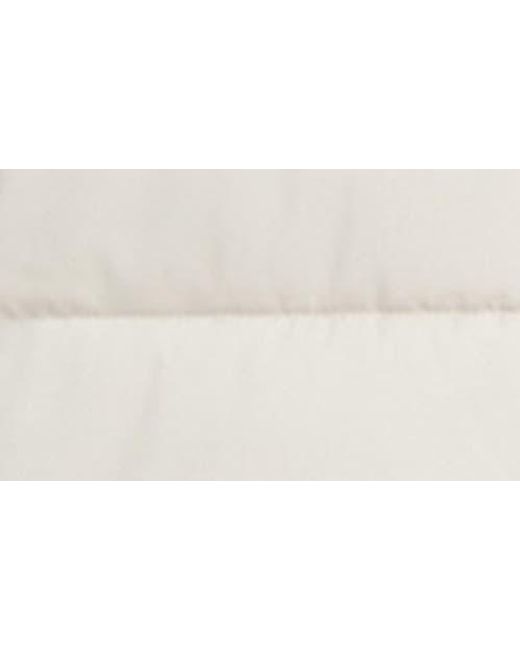 Noize White Stacy Water Resistant Hooded Puffer Jacket