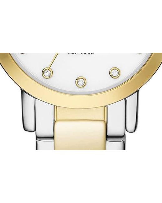 Kate Spade Metallic Gramercy Three-hand Two-tone Watch 25mm for men