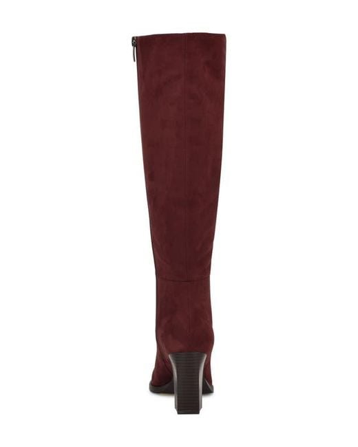 Nine West Red Zeran Knee High Boot