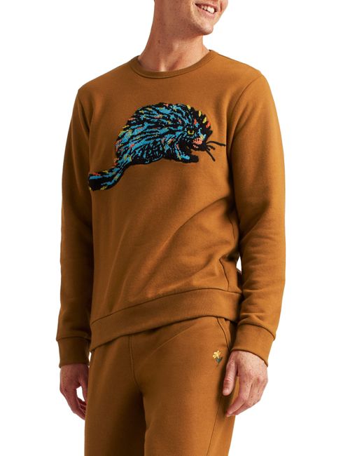Bonobos Fleece Crewneck Sweatshirt In 