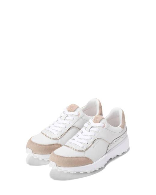 Cole Haan White Grand Crosscourt Hallet Run Sneaker