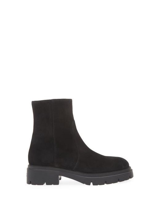 Stuart Weitzman Black Hudson Lite Zip Bootie