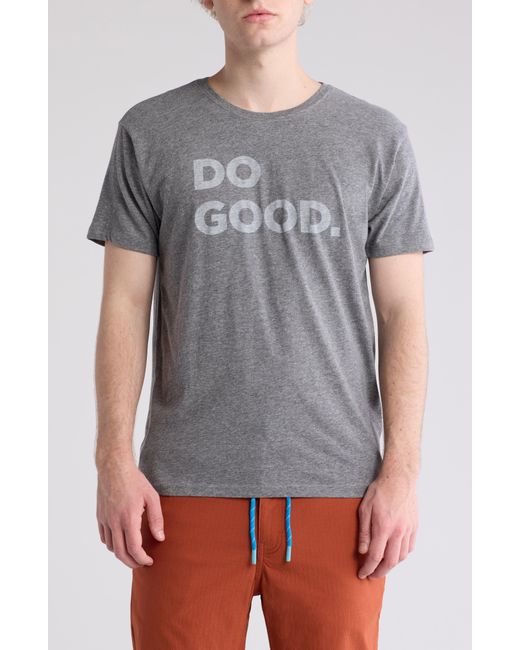 COTOPAXI Gray Do Good Cotton Graphic T-shirt for men