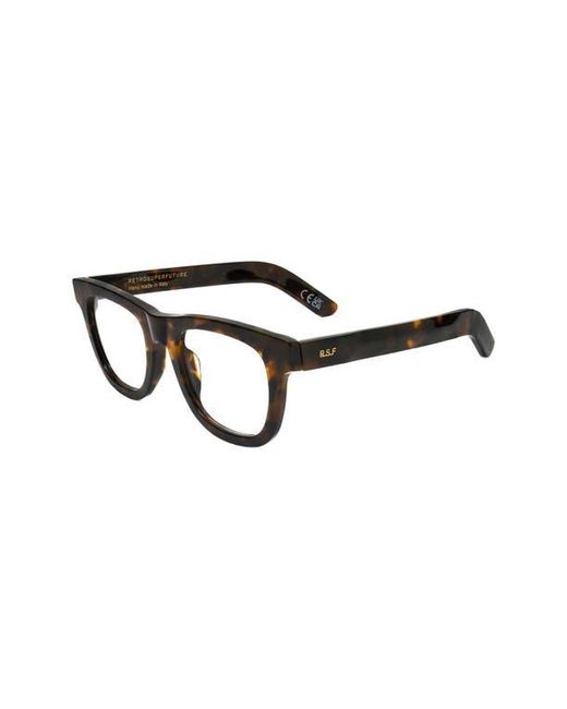 Retrosuperfuture Brown 55Mm Rectangular Reading Glasses
