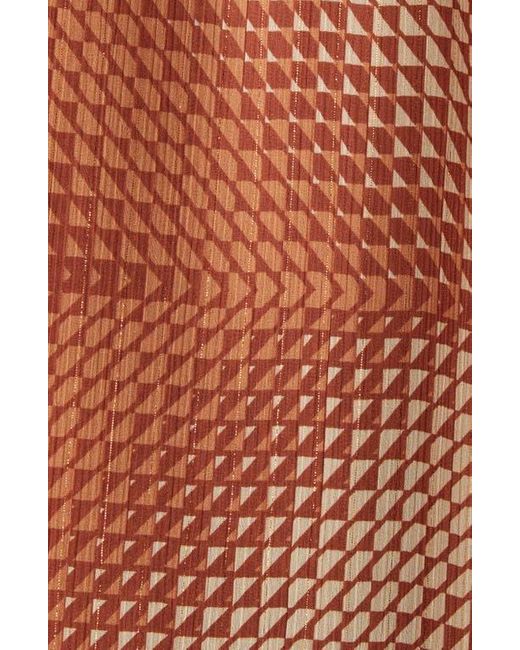 Ramy Brook Multicolor Boone Tie Neck Sleeveless Top