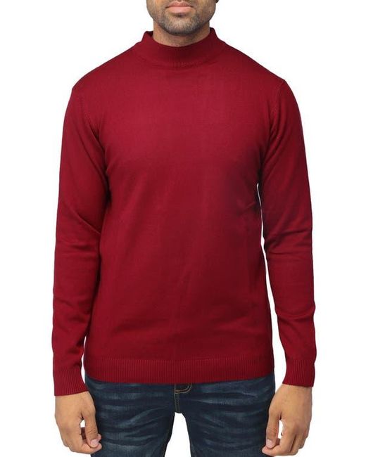 Xray Jeans Red Core Mock Neck Knit Sweater for men
