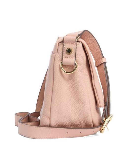 Aimee Kestenberg Pink Preston Medium Leather Crossbody Bag