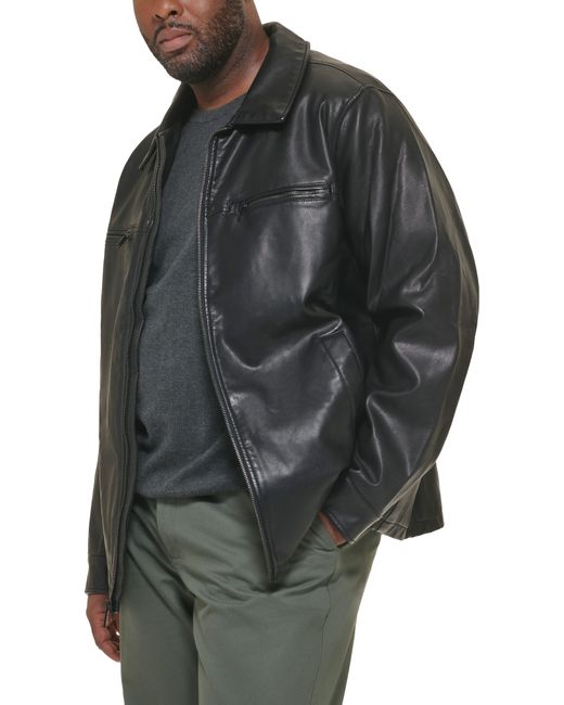 Dockers Black James Dean Zip Pocket Jacket for men