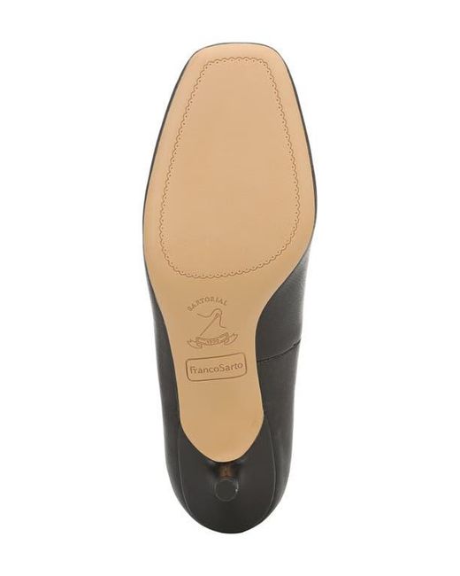 Franco Sarto Black Linza Square Toe Pump