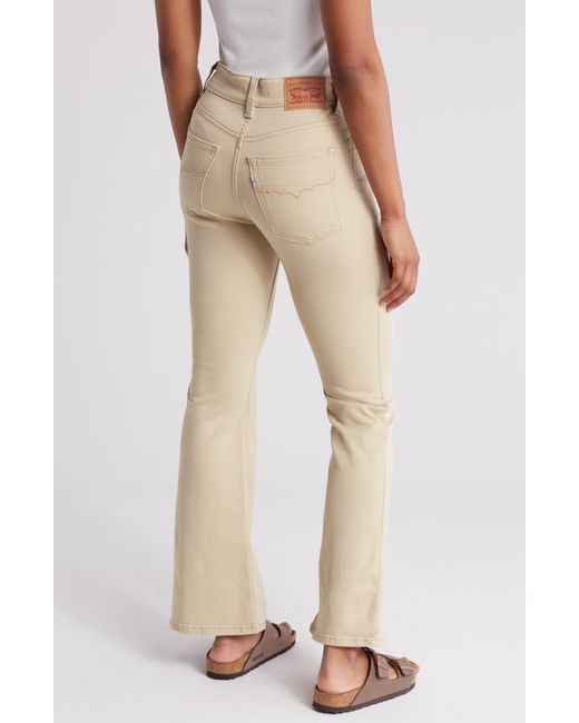 Levi's Natural 726 High Waist Flare Jeans