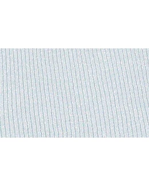 Vince Camuto Black Metallic Rib Sleeveless Sweater