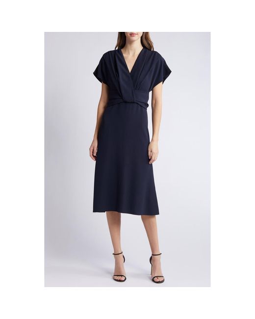 Boss Blue Debasa Twist Front Dress