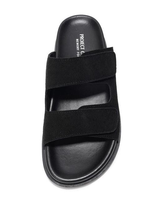 Project Cloud Black Aurelia Slide Sandal