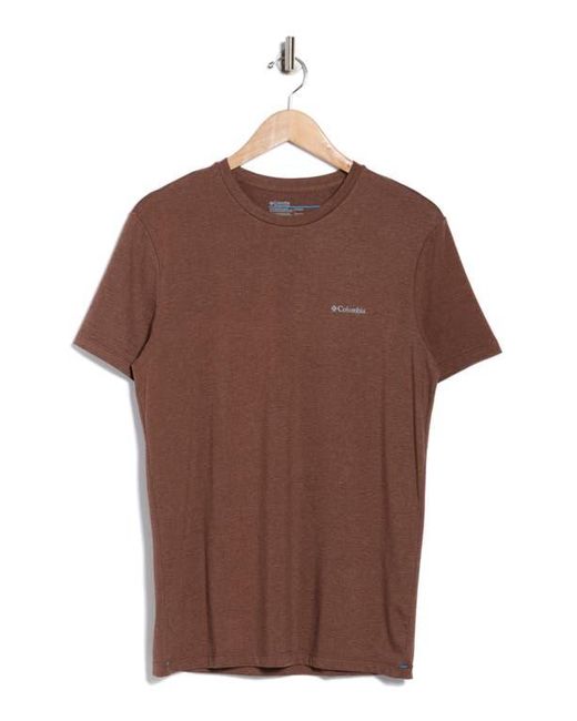 Columbia Brown Short Sleeve Pajama T-Shirt for men