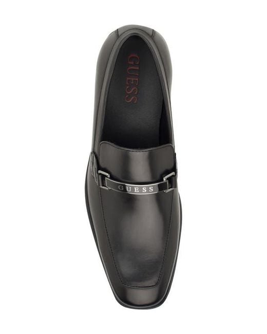 Guess Black Hisoko Bit Loafer for men