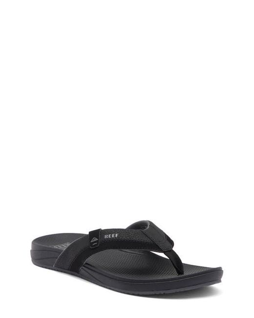 Reef Black Cushion Spring 2.0 Flip Flop for men
