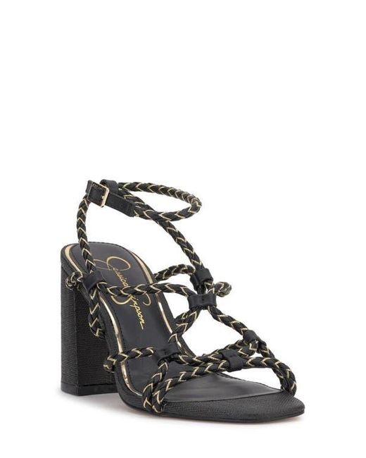 Jessica Simpson Black Azimma Cage Sandal