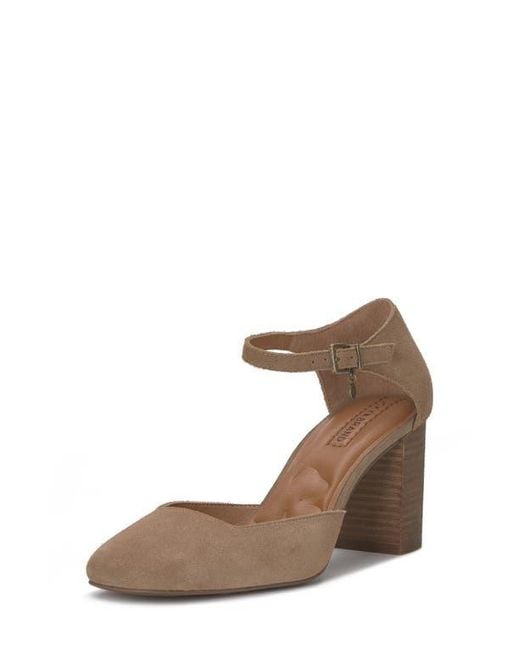 Lucky Brand Brown Kanira Ankle Strap Pump