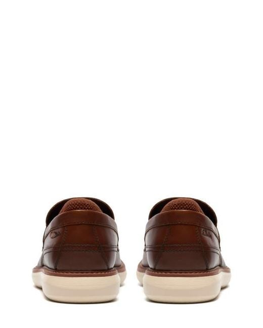 Clarks Brown Brantin Loafer for men