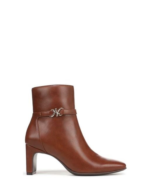 Naturalizer Brown Nanette Square Toe Boot