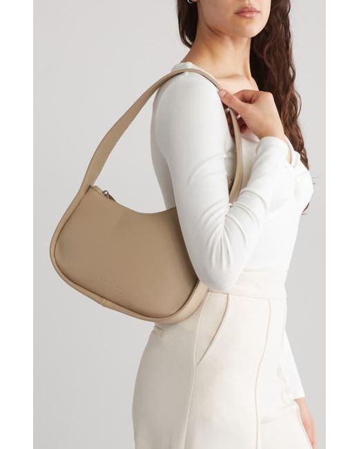 BCBGMAXAZRIA Natural Asymmetric Shoulder Bag