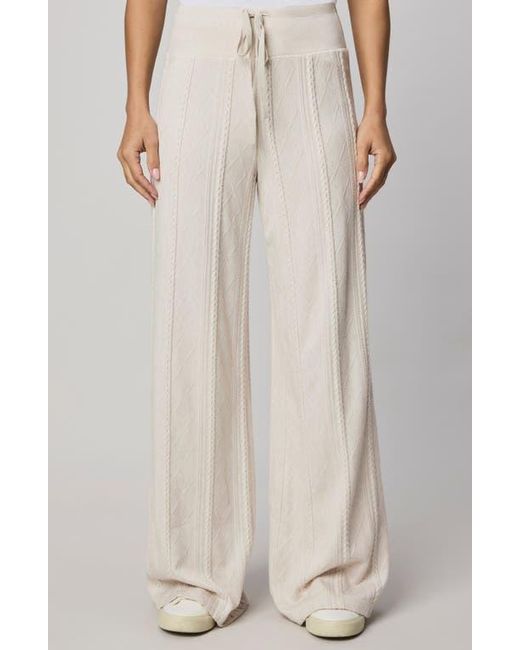 Splendid Multicolor Cable Drawstring Wide Leg Pants