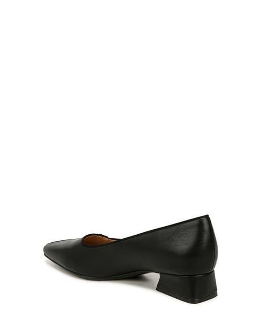 Naturalizer Black Faux Leather Envelope-Flap Pumps