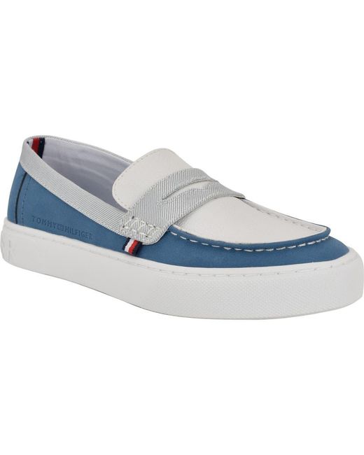 Tommy Hilfiger Blue Walees Colorblock Slip-On Sneaker