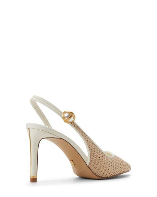 Ted Baker White Sadie Pointed Toe Slingback Pump