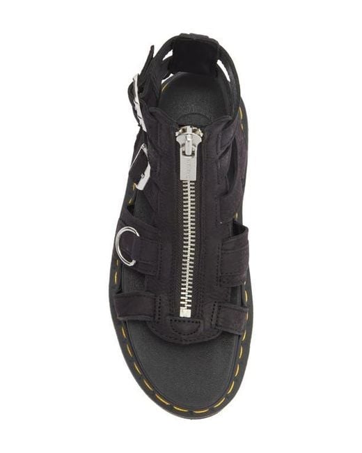 Dr. Martens Black Olson Gladiator Sandal