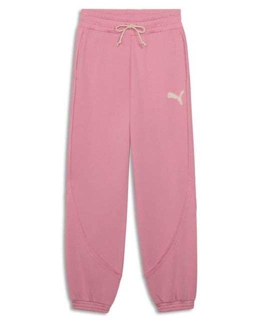 PUMA Pink Essential Double Up Joggers