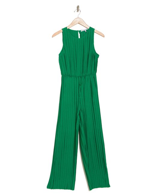 Collective Concepts Green Woven Straight Leg Jumpsuit