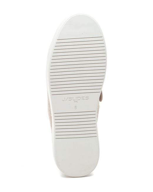 J/Slides White Jslides Ninka Waterproof Platform Sneaker